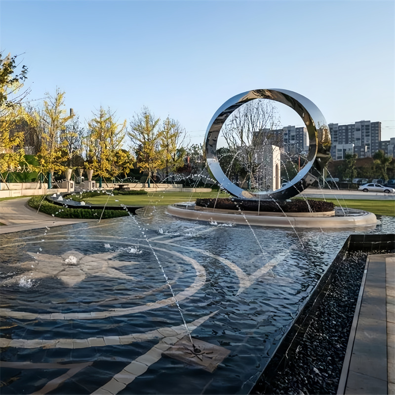 不锈钢水景雕塑