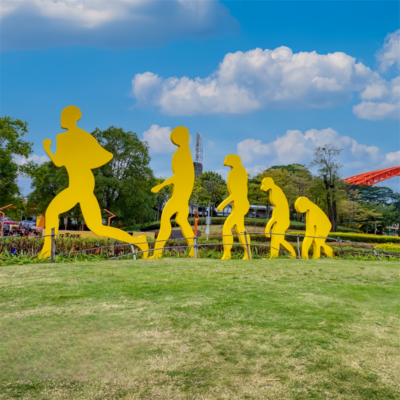 玻璃钢人文体育类雕塑定制