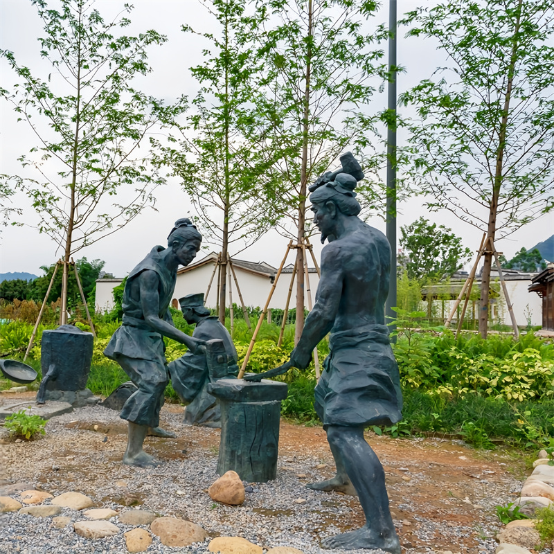 玻璃钢人物类雕塑定制