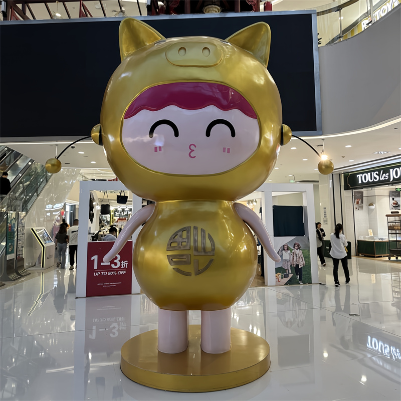 玻璃钢玩偶类雕塑定制